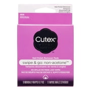 Cutex Swipe and Go Non-Acetone Remover Pads Pack of 10