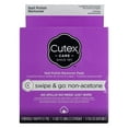 thumbnail image 1 of Cutex Swipe & Go Nail Polish Remover, 10 Ct Non-Acetone (14 pack), 1 of 4