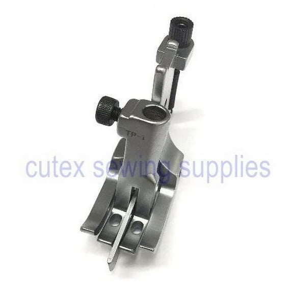 Cutex (TM) Brand Spring Loaded Center Guide Presser Foot For 2-Needle Upholstery Sewing Machine - 1 /4"