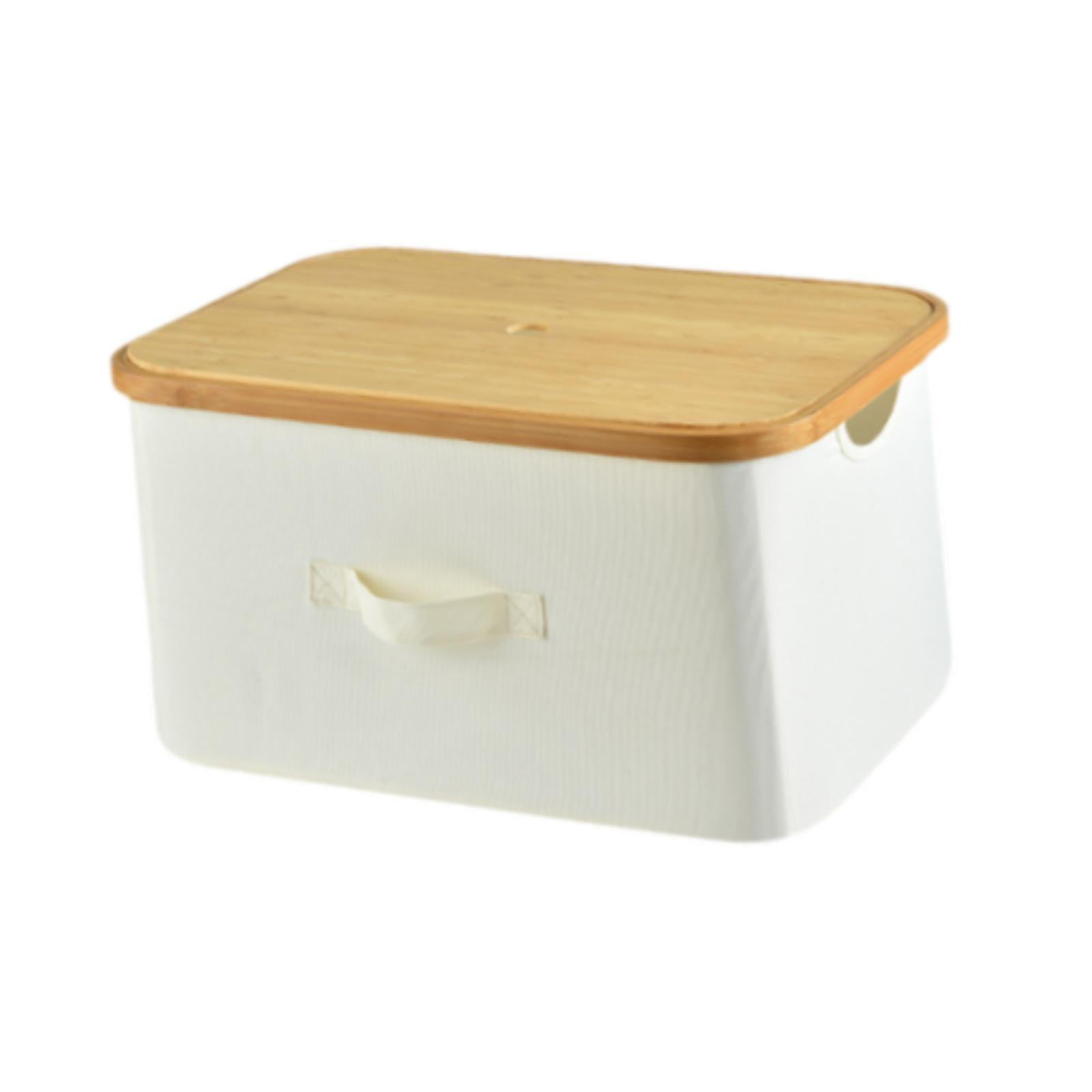 Cuticate Foldable Laundry Hamper with Lid Laundry Bin Basket for Hotel