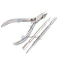 thumbnail image 1 of Cuticle Nipper with Cuticle Pusher-Professional Manicure Tools Stainless Steel Cuticle Remover Pedicure Tool-Durable Predicure Kit for Fingernails and Toenails (Set 3pcs) ODM, 1 of 1