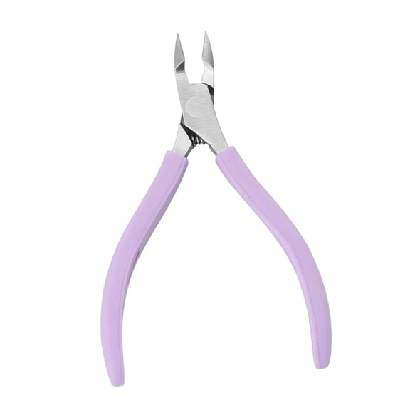 Cuticle Nippers Scissors Srong Manicure Pedicure Tool Remover Nail Art Tool, Anti Slip Silicone Handle Cuticle Trimmer Salon Home