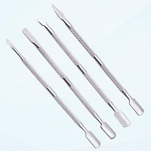 Cuticle Pusher Cuticle Remover Nail Kit Manicure Tools for Nail Cleaner 4PACK