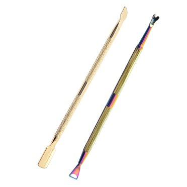 LG Beauty Double-Sided Stainless Steel Cuticle Pusher – Nail Scraper & Remover Tool
