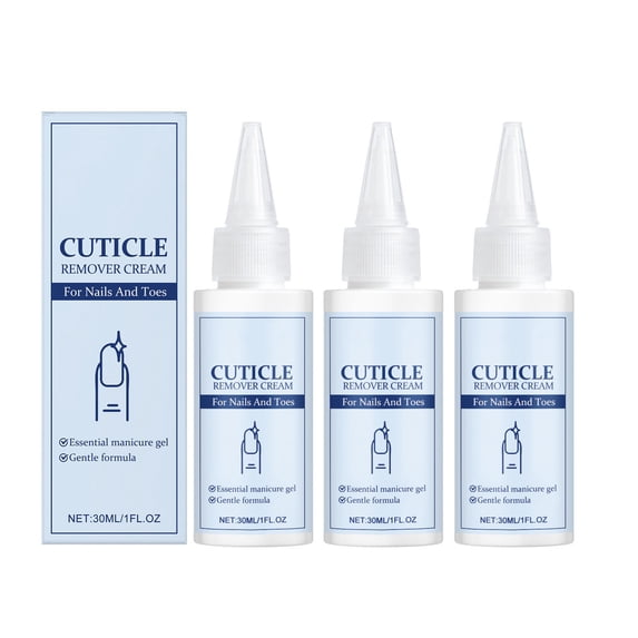 Cuticle Remover Cream,Cuticle Softener 120ml Quickly Remove in,Moisturizes Cuticles for Easy Manicure & Pedicure Prep