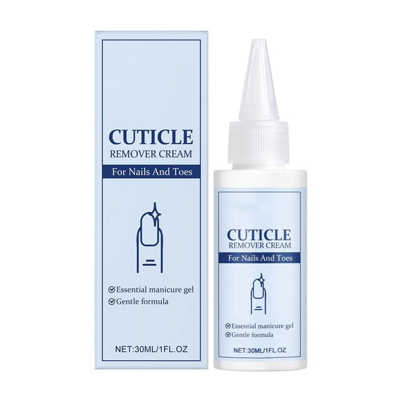 Cuticle Remover Cream for Nails and Toes, Cuticle Remover Liquid, Instant Cuticle Softener for Dry Damaged Nails - No Tool No Soaking Required, Moisturizing & Repair Formula