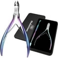 thumbnail image 1 of Cuticle Trimmer 3/4 Jaw Extremely Sharp Cuticle Nippers Scissors Stainless Steel Clippers Cutter Remover Pedicure Manicure Nail Tool, cuticle pusher, nail cuticle trimmer professional cuticle cutter, 1 of 6