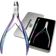 Cuticle Trimmer 3/4 Jaw Extremely Sharp Cuticle Nippers Scissors Stainless Steel Clippers Cutter Remover Pedicure Manicure Nail Tool, cuticle pusher, nail cuticle trimmer professional cuticle cutter