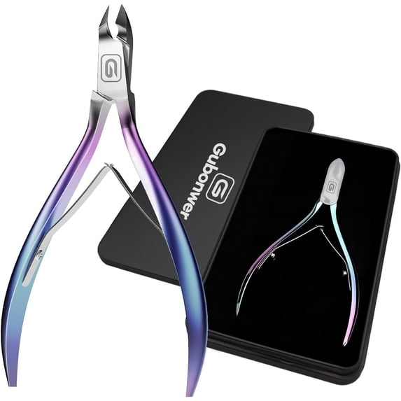 Cuticle Trimmer 3/4 Jaw Extremely Sharp Cuticle Nippers Scissors Stainless Steel Clippers Cutter Remover Pedicure Manicure Nail Tool, cuticle pusher, nail cuticle trimmer professional cuticle cutter