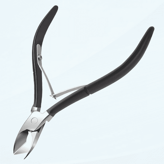 Cuticle Trimmer Black Cuticles Nippers Cuticle Remover Cutter Stainless Steel Cuticle Cutters Professional Pedicure Manicure Tools for Fingernails and Toenails