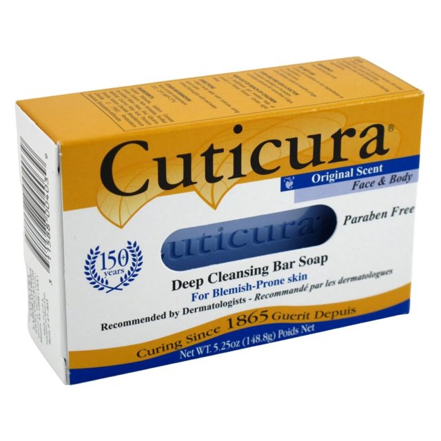 Cuticura Deep Cleansing Face and Body Soap ORIGINAL scent Deep