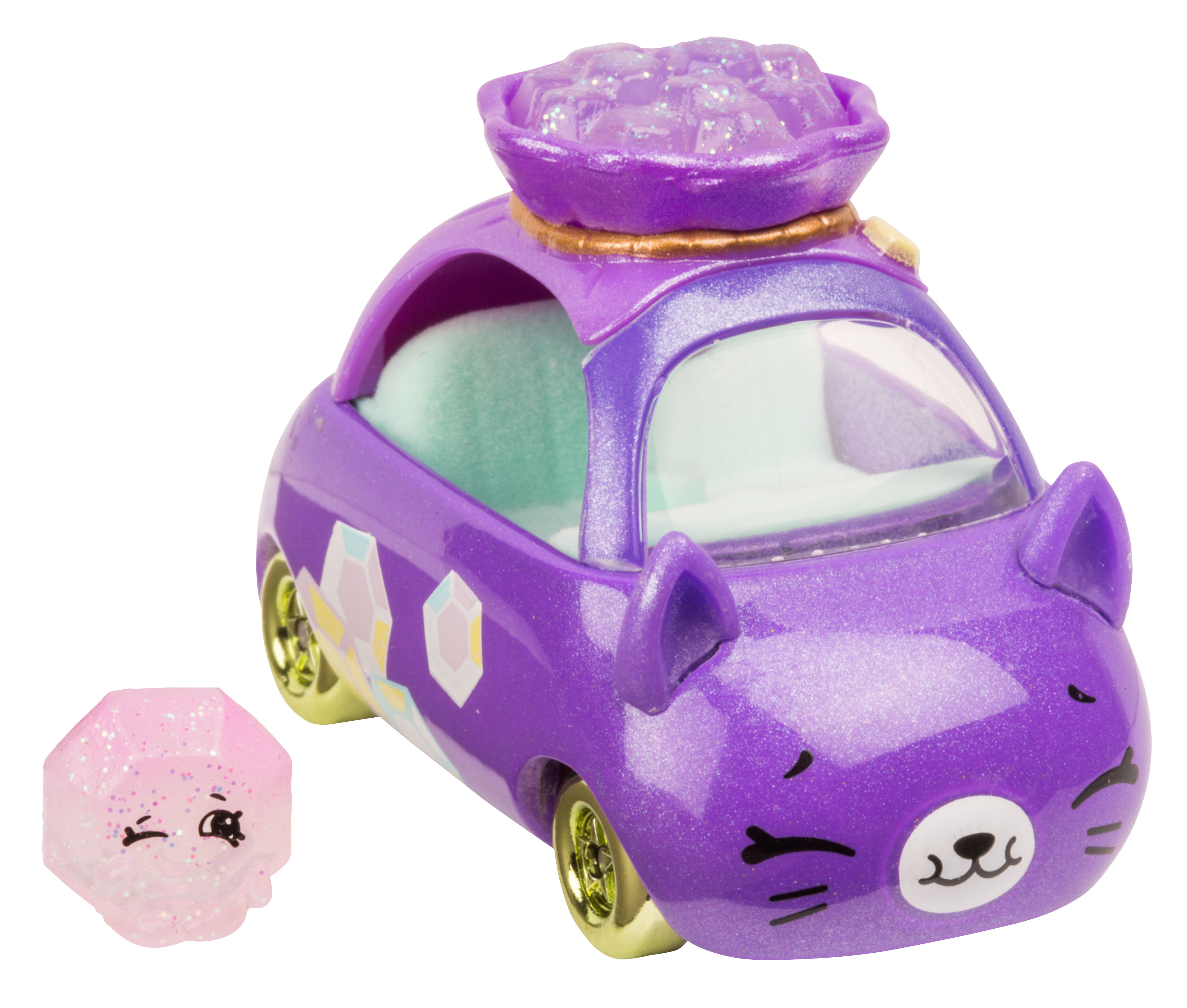 Cutie Cars Shopkins Season 2 Single Pack, Limited Edition Rollin Gemstones