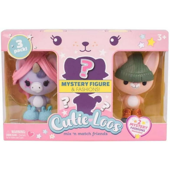 Cutie Loos Mix 'N Match Friends 3-Pack