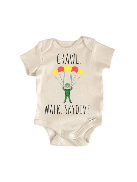 Skydive Skydiving Newborn Baby Bodysuit
