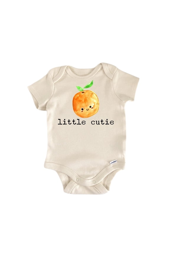 Cutie Orange Newborn Baby Bodysuit