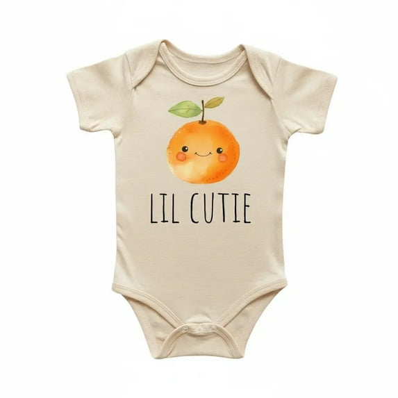 Cutie Orange Newborn Baby Bodysuit