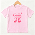thumbnail image 1 of Cutie Pi Math Girls Graphic Tee, Funny Leopard School Day 100% Cotton Kids Short Sleeve T-Shirt, 1 of 5