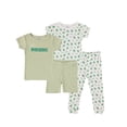thumbnail image 1 of Cutie Pie Dreamers Baby Boy & Toddler Boy 4 PC Tight Fit Cotton Sleepwear Pajamas, Sizes 12 Months-4T 12M-4T, 1 of 2
