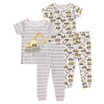 thumbnail image 1 of Cutie Pie Dreamers Baby Boy & Toddler Boy 4 PC Tight Fit Cotton Sleepwear Pajamas, Sizes 12 Months-4T 12M-4T, 1 of 2
