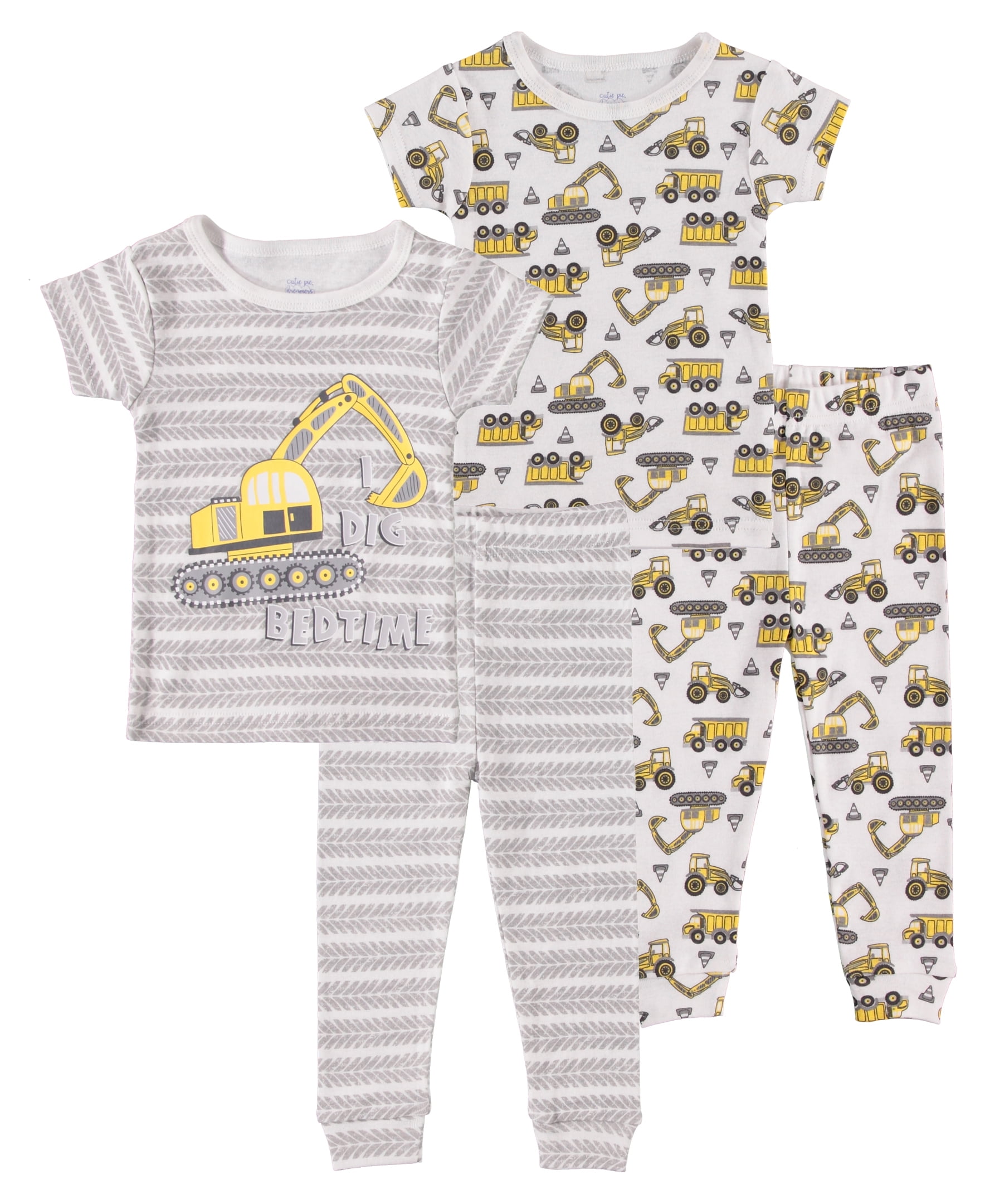 Cutie Pie Dreamers Baby Boy & Toddler Boy 4 PC Tight Fit Cotton