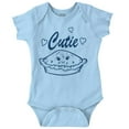 thumbnail image 1 of Cutie Pie Funny Food Saying Adorable Bodysuit Jumper Girls Infant Baby Brisco Brands 6M, 1 of 6