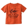 thumbnail image 1 of Cutie Pie Funny Food Saying Adorable Youth T Shirt Tee Girls Infant Toddler Brisco Brands 18M, 1 of 5