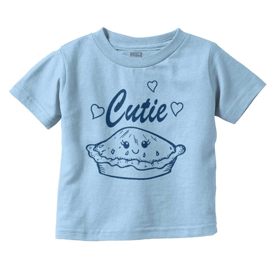 Cutie Pie Funny Food Saying Adorable Youth T Shirt Tee Girls Infant Toddler Brisco Brands 2T
