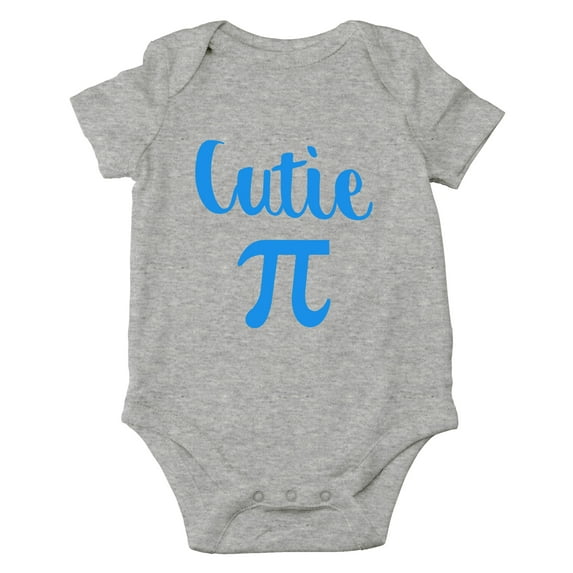 Cutie Pie - Math Parody Pi Symbol - Cute Geek Outfit - Cute One-Piece Infant Baby Bodysuit
