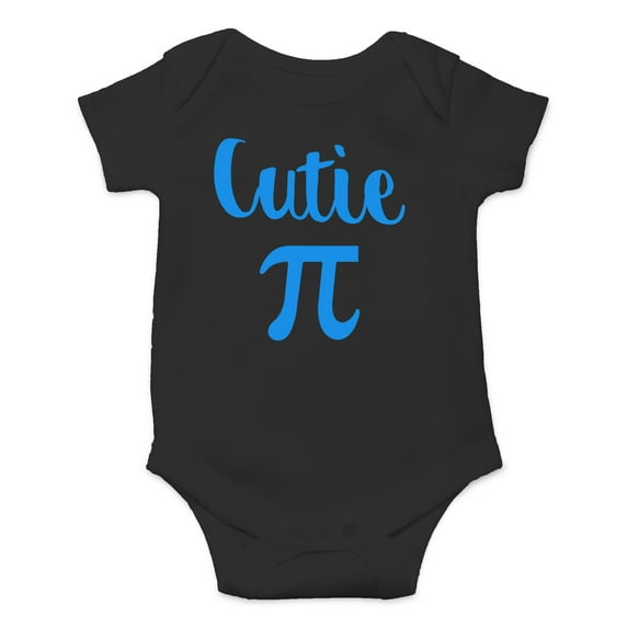 Cutie Pie - Math Parody Pi Symbol - Cute Geek Outfit - Cute One-Piece Infant Baby Bodysuit