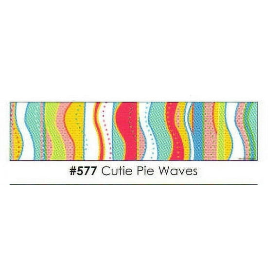 Cutie Pie Waves 3 Strips Edible Frosting Photo Cake Border Decoration