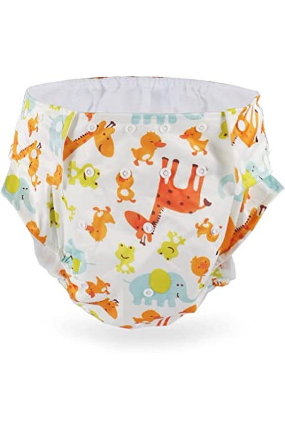 Adult Cloth Diaper Washable Adult Pocket Nappy Cover Adjustable Reusable Breathable Leak Free - Cute Giraffe
