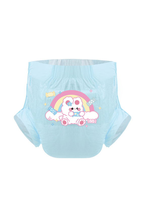 Adult Diaper 3 Pieces, Adult Diapers Sample, Maximum Overnight Absorbency- Rabbit (Medium 28"-38")