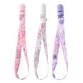 thumbnail image 1 of CutiePlusU Adult Pacifier Clip Adult Size Anyard Holder Clips 3 Pack-Dream Planet (Rabbits, Unicorns and Cats), 1 of 5