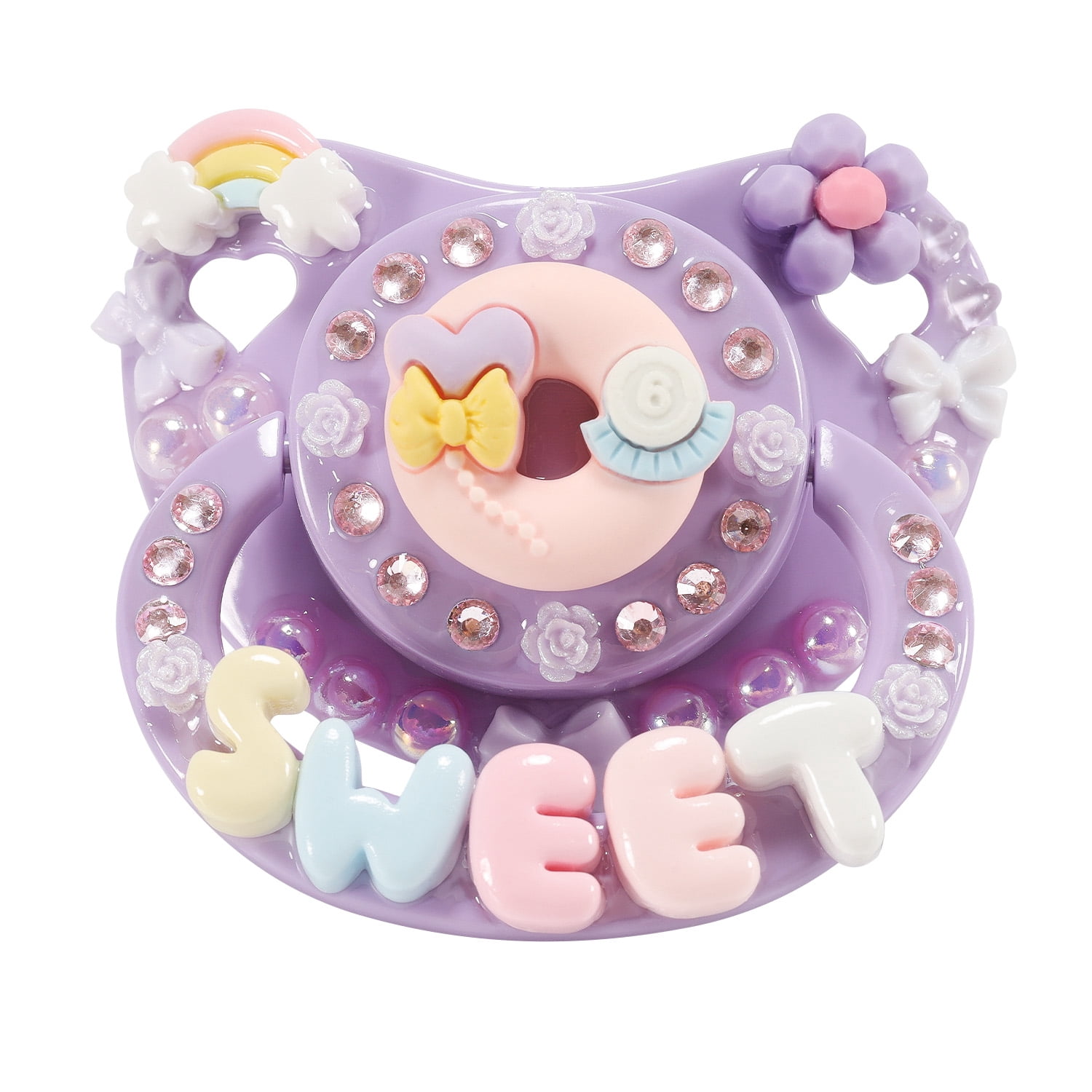 CutiePlusU Adult Sized Pacifier Dummy Big Shield DIY Handmade