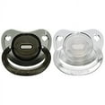 thumbnail image 1 of CutiePlusU Adult Sized Pacifier Dummy for Adult Babies-Crystal Pacifiers Set Big Shield 2 Pack-Black, White, 1 of 5