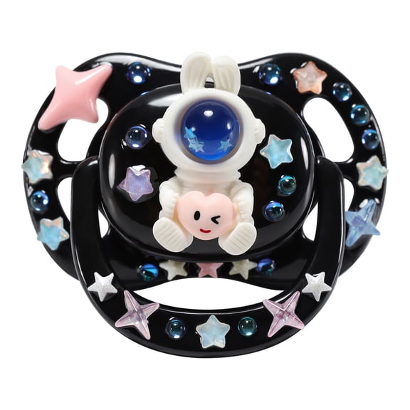 CutiePlusU Adult Sized Pacifier Dummy for Adult DIY Handmade Big Shield-Cosmo Craddle