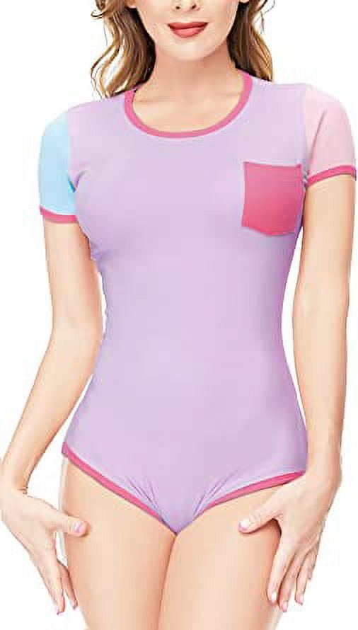 CutiePlusU Katoenen Knoop Kruis Bodysuit Volwassen Onesie Pyjama