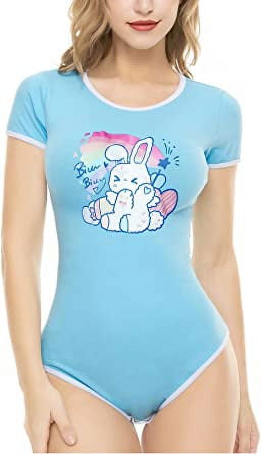 CutiePlusU Goodnight Onesie Jupe Ensemble – Body Coton Adulte Boutons & Cape Mignonne
