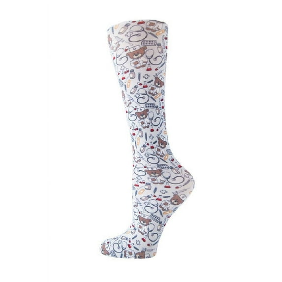 Cutieful Compression Socks Animal Prints Color: Nurse Bears, Size: OS
