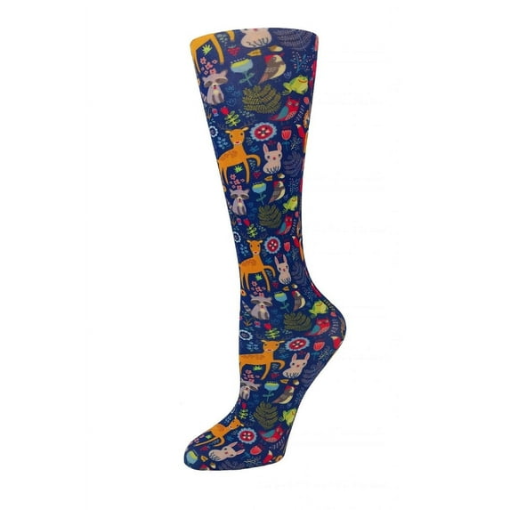 Cutieful Compression Socks Animal Prints Color: Woodland Creatures, Size: OS