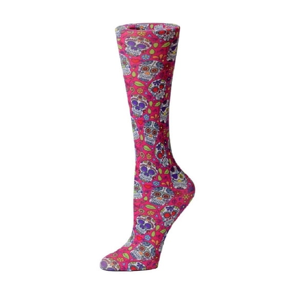 Cutieful Compression Socks Prints Color: Calavera, Size: One Size