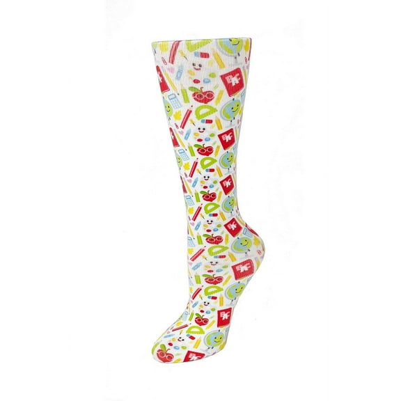 Cutieful Compression Socks Prints Color: School Days, Size: OS