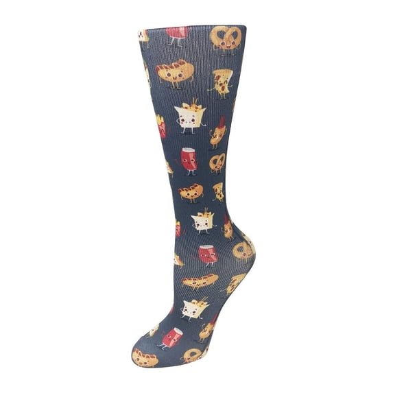 Cutieful Compression Socks Prints Color: Snacktime, Size: One Size