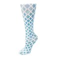 thumbnail image 1 of Cutieful Compression Socks Prints Wide Calf Color: Watercolor Lattice, Size: OS Wide Calf, 1 of 1