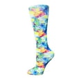 thumbnail image 1 of Cutieful Compression Socks Sheer Color: Bright Watercolors, Size: OS, 1 of 1