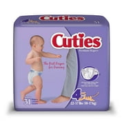 Cuties Baby Diapers (Choose Size and Count)