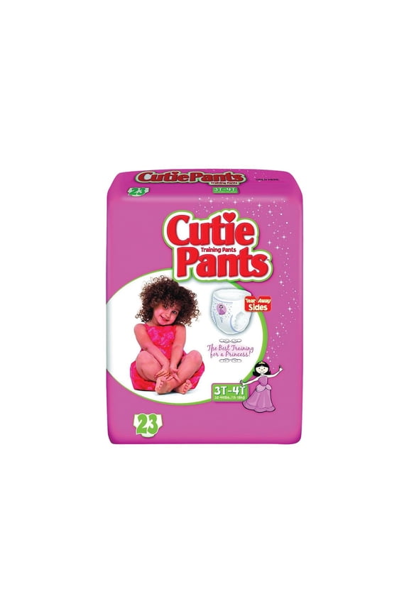 Cuties Refastenable Training Pants for Girls 3T-4T, up to 32-40 lbs.