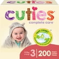 thumbnail image 1 of Cuties | Skin Smart, Absorbent & Hypoallergenic Diapers with Flexible & Secure Tabs | Bulk Case | Size 3 | 200 Count, 1 of 7