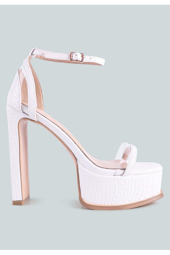 Cutlass High Heeled Chunky Sandals