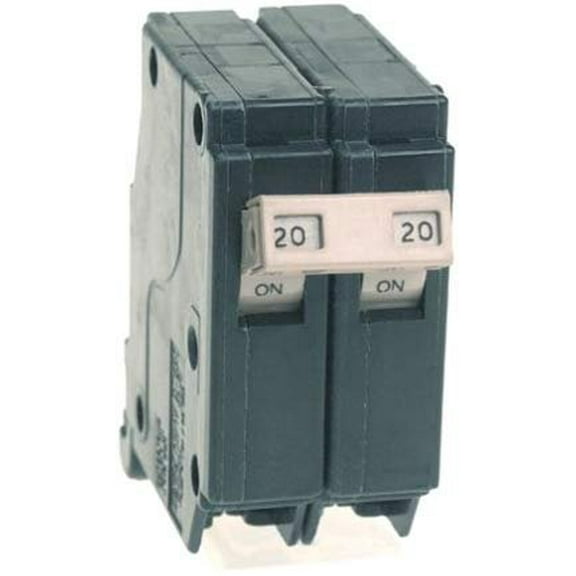 Cutler Hammer CH220 Circuit Breaker, 2-Pole 20-Amp